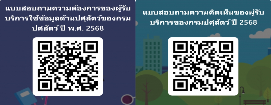 แบบสอบถามผู้รับบริการของกรมปศุสัตว์ ปี 2568